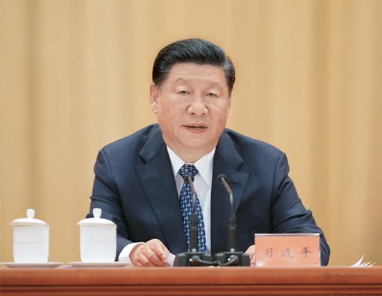 2021年5月28日，中國科學院第二十次院士大會、中國工程院第十五次院士大會和中國科學技術(shù)協(xié)會第十次全國代表大會在北京人民大會堂隆重召開。中共中央總書記、國家主席、中央軍委主席習近平出席大會并發(fā)表重要講話。 新華社記者 李響/攝